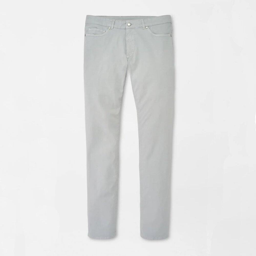 Peter Millar Crown Crafted Wayfare Five-Pocket Pant MS23XB60FB | Plat | 35 x 27